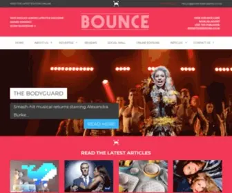 Bouncemagazine.co.uk(Bounce Magazine) Screenshot