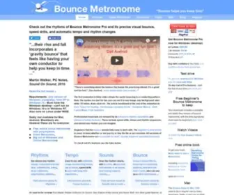 Bouncemetronome.com(Check Out the Astonishing Bounce Metronome Pro) Screenshot
