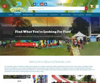 Bounceorlando.com(Bounce House & Party Rentals) Screenshot