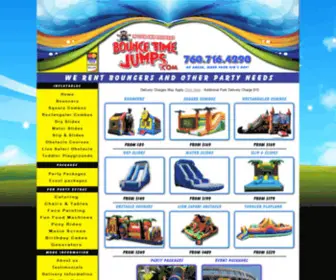 Bouncetimejumps.com(Bounce Time Jumps Rental Inflatable Jumpers Bouncers) Screenshot