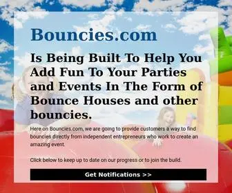 Bouncies.com(Find Bounce Houses and Event Rentals) Screenshot