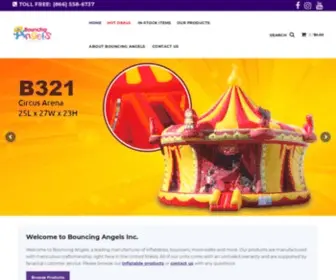 Bouncingangels.com(Moon Bounce for Sale) Screenshot