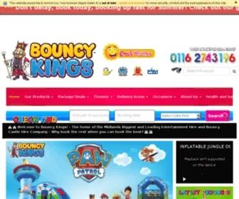 Bouncykings.co.uk(Bouncy Castle Hire Leicester) Screenshot