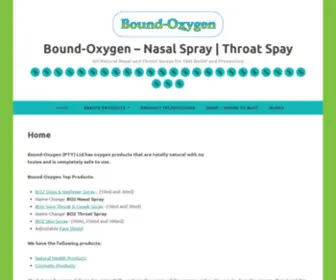 Bound-Oxygen.com(Nasal Spray) Screenshot