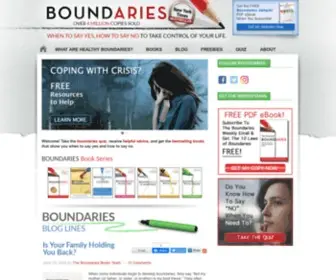 Boundariesbooks.com(Official site for the New York Times bestseller Boundaries (over 5 million sold)) Screenshot