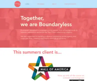 Boundarylessmn.com(Boundaryless) Screenshot