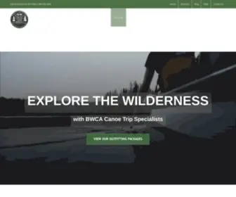 Boundarywaters.com(Ely, Minnesota ( boundary waters canoe area wilderness )) Screenshot