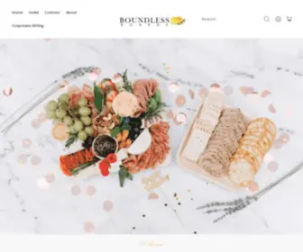 Boundlessboardsllc.com(Charcuterie Boards Shipped Nationwide) Screenshot