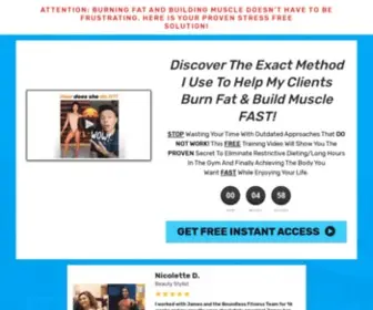 Boundlessfitness.co(Discover The Exact Method I Use To Help My Clients Burn Fat & Build Muscle FAST) Screenshot