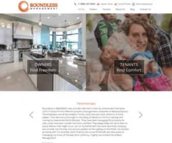 Boundlessmanagement.com(Atlanta Property Management) Screenshot