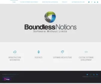 Boundlessnotions.com(Software Without Limits) Screenshot