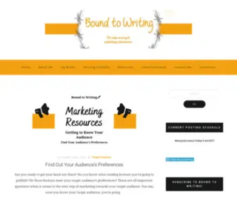 Boundtowriting.com(Bound to Writing) Screenshot