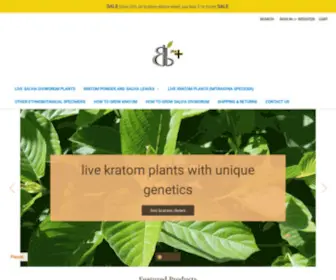 Bountybotanicalsplus.com(Buy live kratom plants and salvia divinorum plants) Screenshot