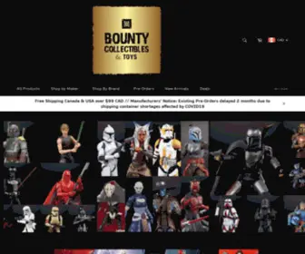 Bountycollectibles.ca(Bounty Collectibles & Toys) Screenshot