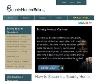Bountyhunteredu.org(How to Become a Bounty Hunter) Screenshot