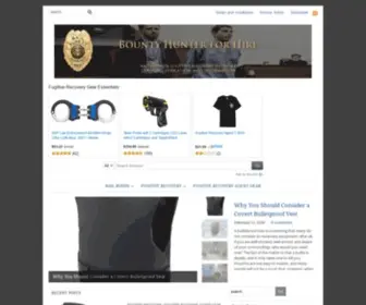 Bountyhunterforhire.com(Fugitive Recovery Gear) Screenshot