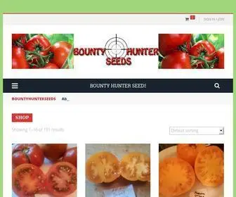Bountyhunterseeds.com(Shop For Rare Heirloom Tomato Seeds) Screenshot