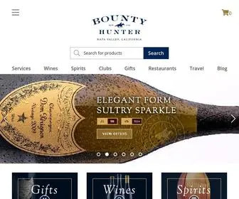 Bountyhunterwine.com(Bounty Hunter Rare Wine & Spirits) Screenshot