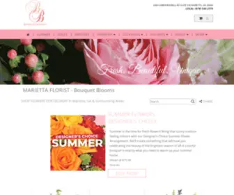 Bouquetblooms.com(Marietta Florist) Screenshot