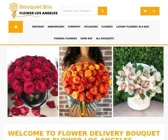 Bouquetboxflowerlosangeles.com(Flower Delivery Los Angeles) Screenshot