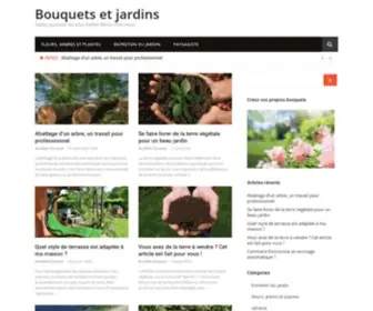 Bouquets-ET-Jardins.com(Faites pousser les plus belles fleurs chez vous) Screenshot