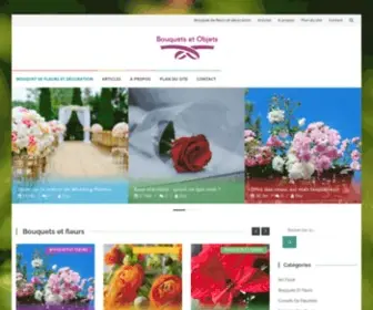 Bouquets-Objets.com(HostGator Website Startup Guide) Screenshot