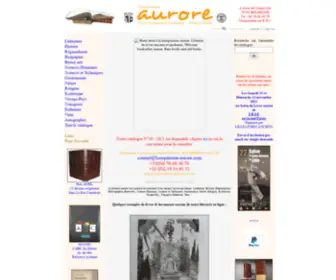 Bouquinerie-Aurore.com(Bouquinerie Aurore) Screenshot