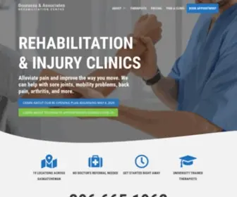 Bourassarehab.com(Bourassa and Associates Rehabilitation Centre) Screenshot