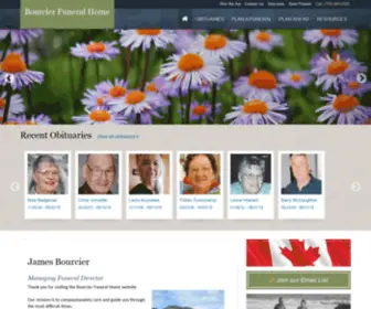 Bourcierfuneralhome.ca(Bourcier Funeral Home) Screenshot