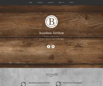 Bourdeaufurniture.com.au(Bourdeau Custom Furniture) Screenshot