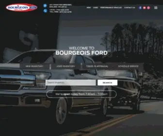 Bourgeoismotors.com(Best Priced Ford F150 Trucks in Ontario) Screenshot