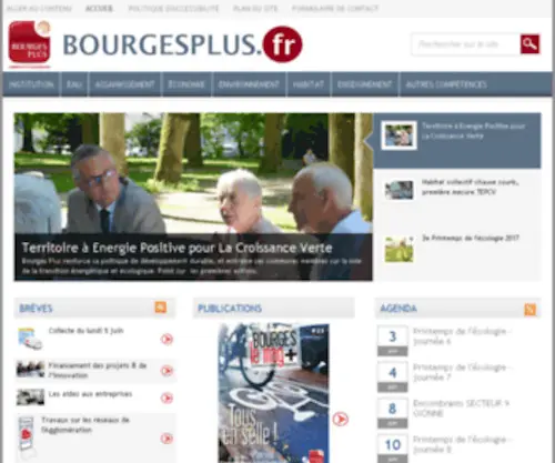 Bourgesplus.fr(Agglomération) Screenshot