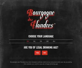 Bourgognedesflandres.be(Bourgogne des Flandres) Screenshot