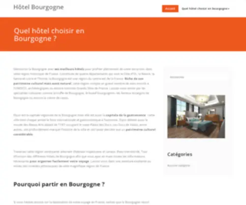 Bourgognehotels.fr(Hôtel) Screenshot