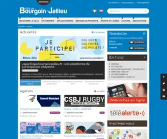 Bourgoinjallieu.fr(Site officiel de la Ville de Bourgoin) Screenshot