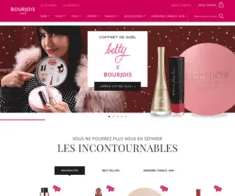 Bourjois.fr(Livraison gratuite à domicile dès 20€ d'achat. Retours prolongés à 60 jours) Screenshot