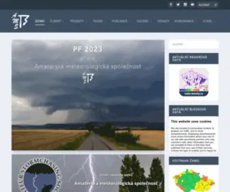 Bourky.cz(Stránky o počasí) Screenshot