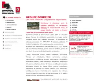 Bourlier.fr(Groupe Bourlier) Screenshot