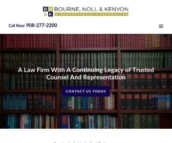 Bournenoll.com(Union County Commercial & Business Law) Screenshot