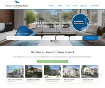 Bourse-Immobilier.fr(Immobilier, annonces immobilières achat, vente, location) Screenshot