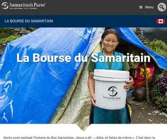 Boursedusamaritain.ca(La Bourse du Samaritain) Screenshot