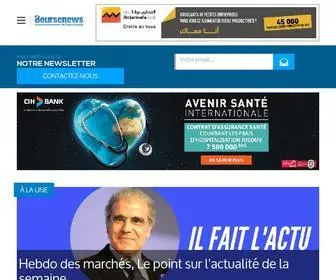 Boursenews.ma(Le média de référence dans le secteur boursier et financier) Screenshot