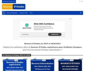 Bourses-Etudes.net(Bourses d') Screenshot