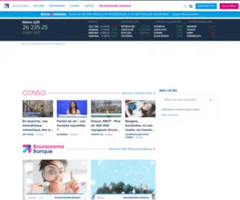 Boursorama.com(Actualité économique) Screenshot