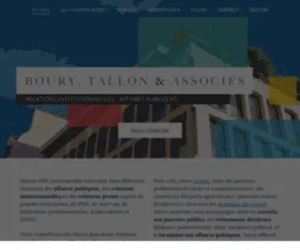 Bourytallon.com(Cabinet d'Affaires Publiques et de Relations Institutionnelles) Screenshot