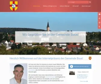 Bous.de(Gemeinde Bous im Saarland) Screenshot