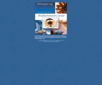 Boutargue.org(Mediterranean caviar) Screenshot