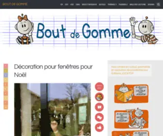 Boutdegomme.fr(Bout de Gomme) Screenshot