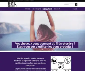 Boutikcoiffure.ca(Boutik Coiffure) Screenshot