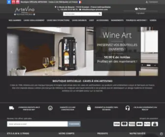 Boutique-Artevino.com(Boutique Officielle ArteVino) Screenshot